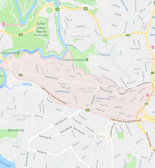 Lane cove north